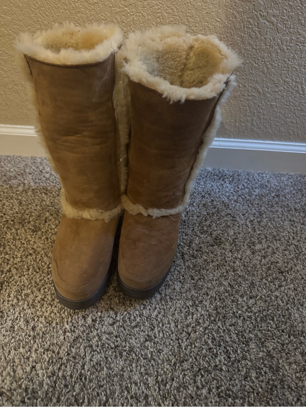 Women's Tall Shearling-Lined Winter Boots - Chestnut Sundance II 5325 W6
